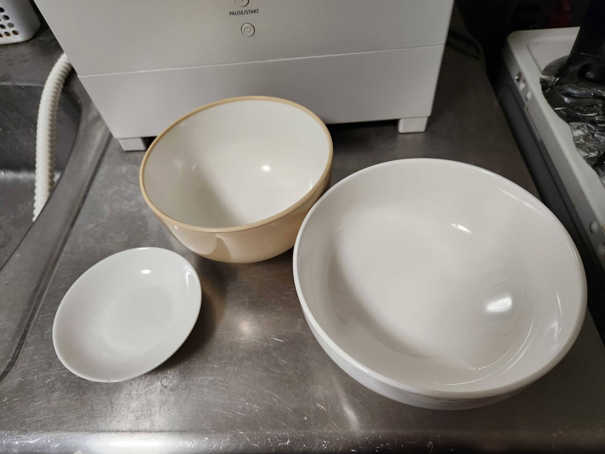 パナソニック「SOLOTA NP-TML1」を実際に使ってレビュー　食器を入れて清掃スタート