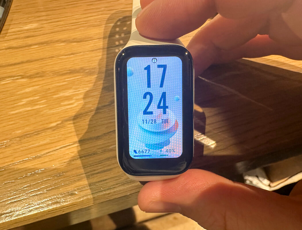 Redmi Smart Band 2を実際に使ってみた感想 ◯：画面ロックが意外と便利