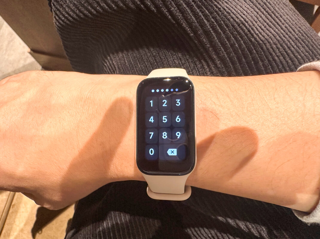 Redmi Smart Band 2を実際に使ってみた感想 ◯：画面ロックが意外と便利