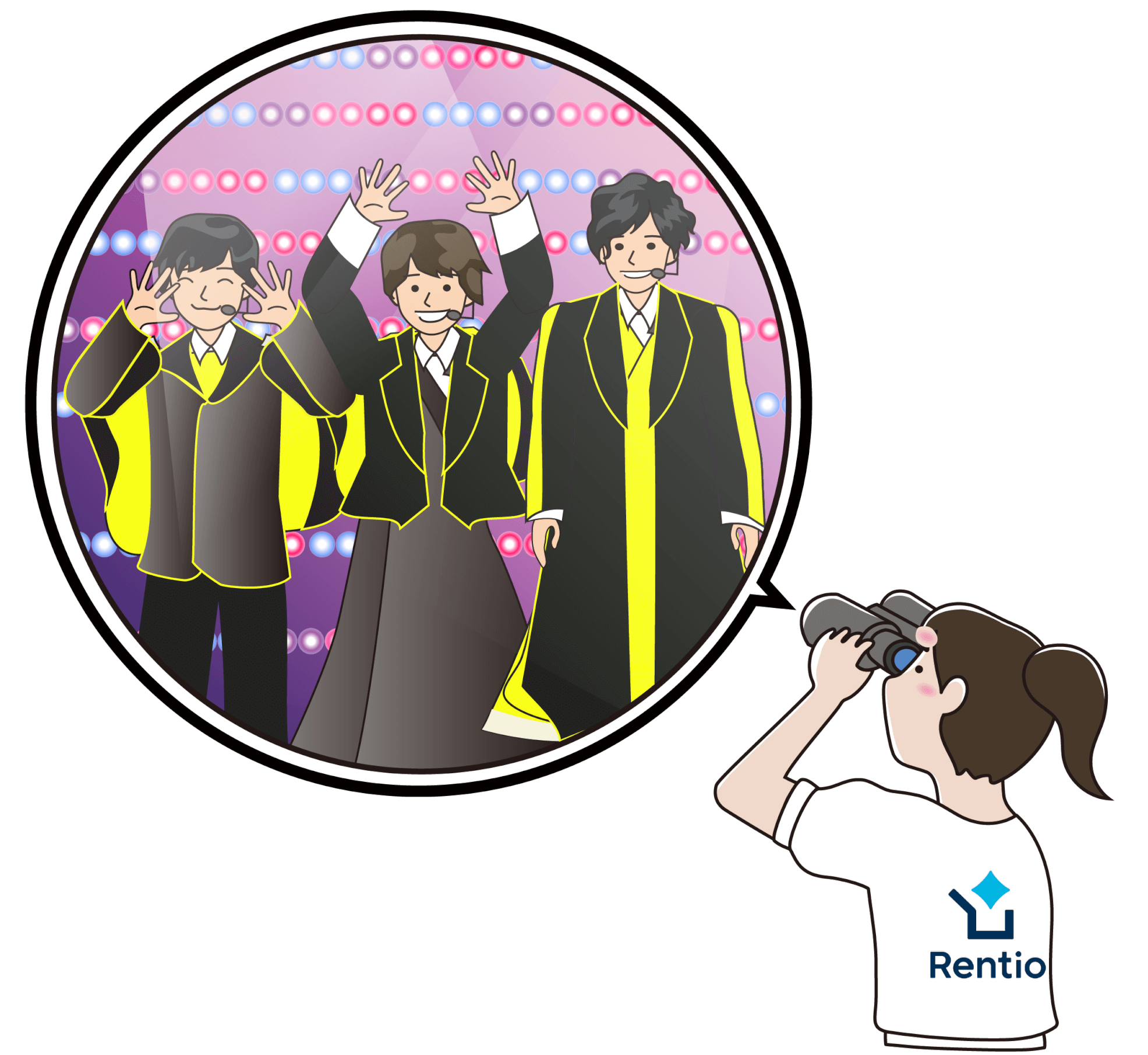 ぴあアリーナMM　センターステージを見た様子