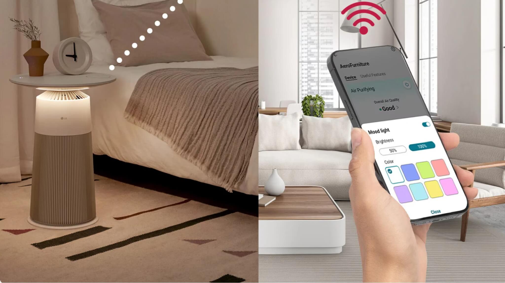 LG PuriCar AeroFurniture  アプリ