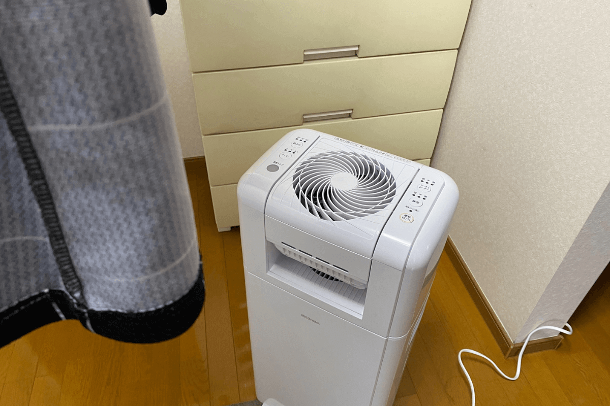 デシカント式除湿機選び方　除湿能力