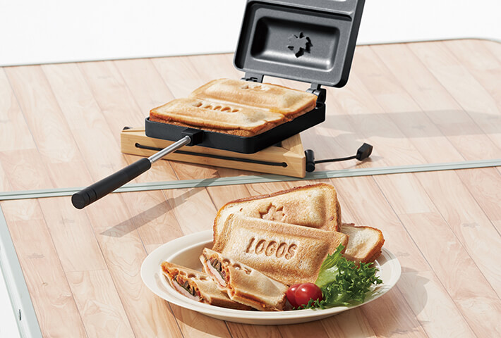 直火式ホットサンドメーカーを使ったレシピ