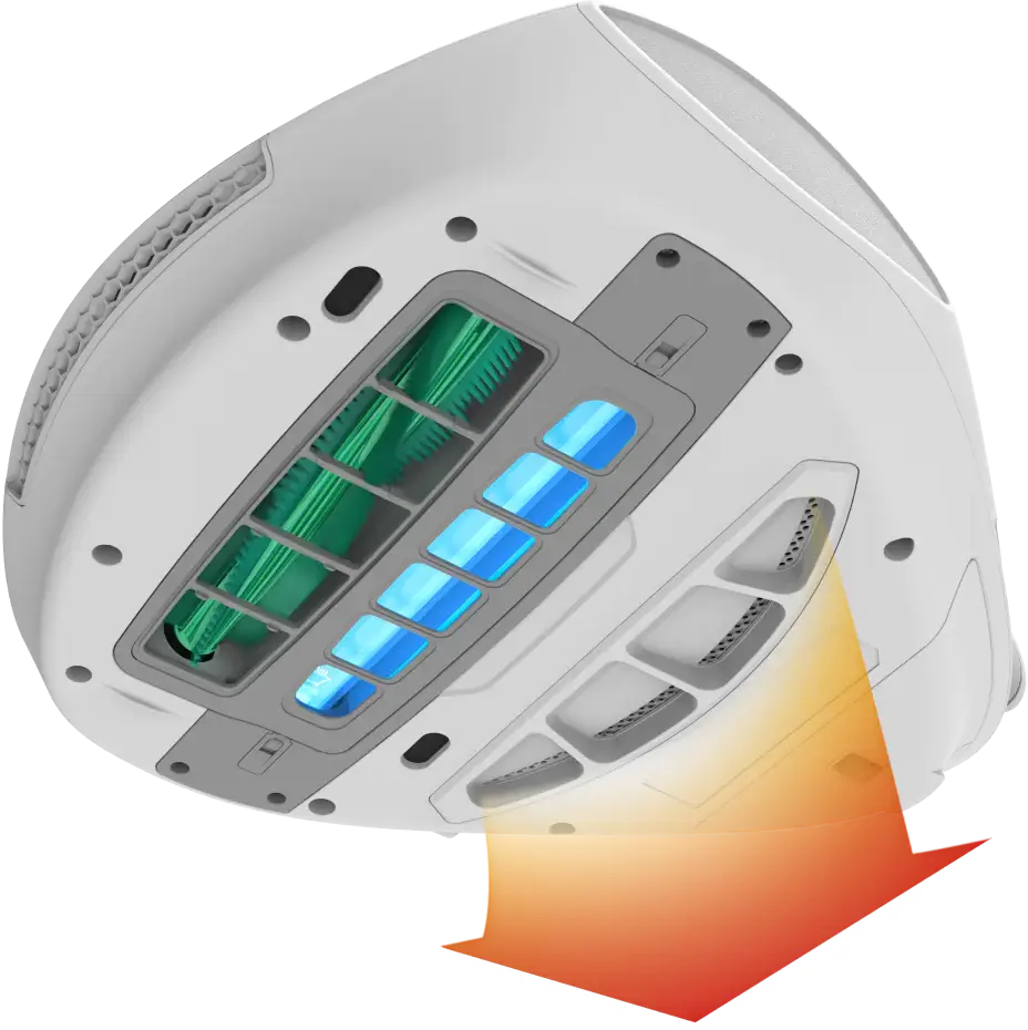 RAYCOP PRO2　約65度の温風(ドライエアブロー)でダニを撃退