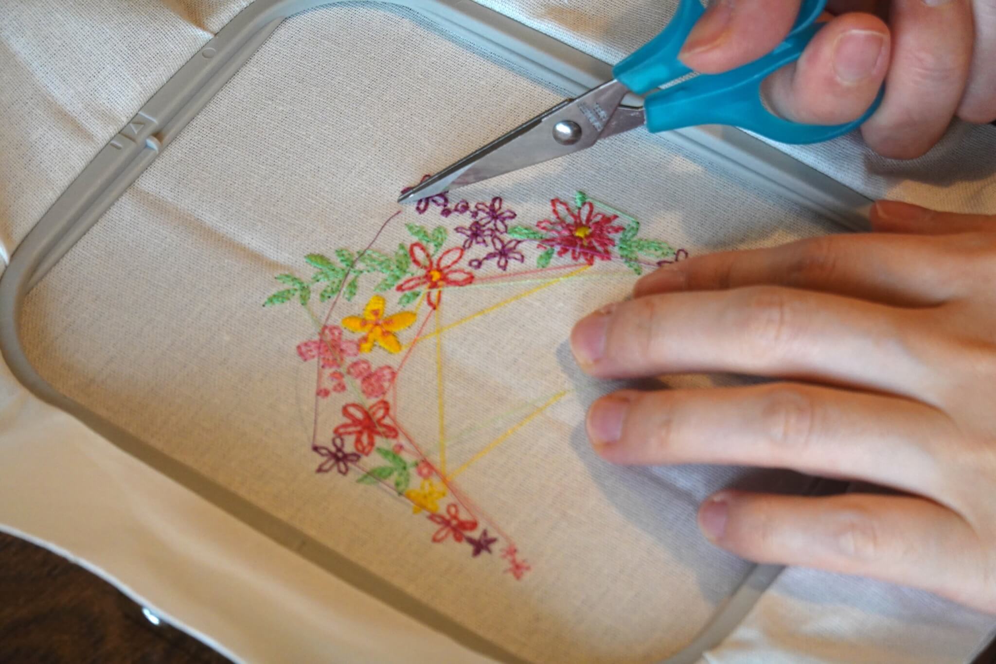brother ミシン Family Marker FM2100Dで刺繍してみた！