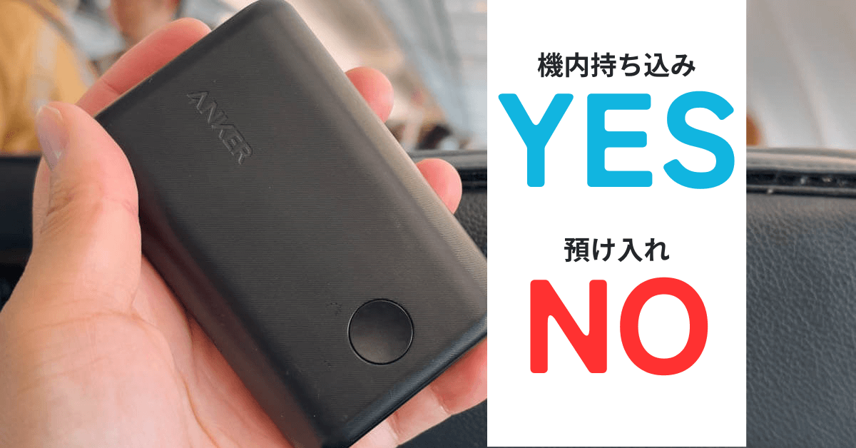機内持ち込みはできるが、預け入れができないもの
