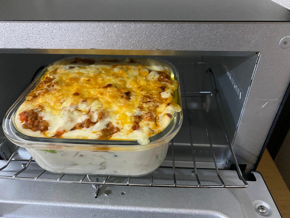 BALMUDA Rebakerでグラタンを焼く