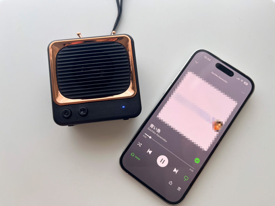 ダイソー Bluetooth レトロスピーカー(ミニ)を実際に使ってみた感想