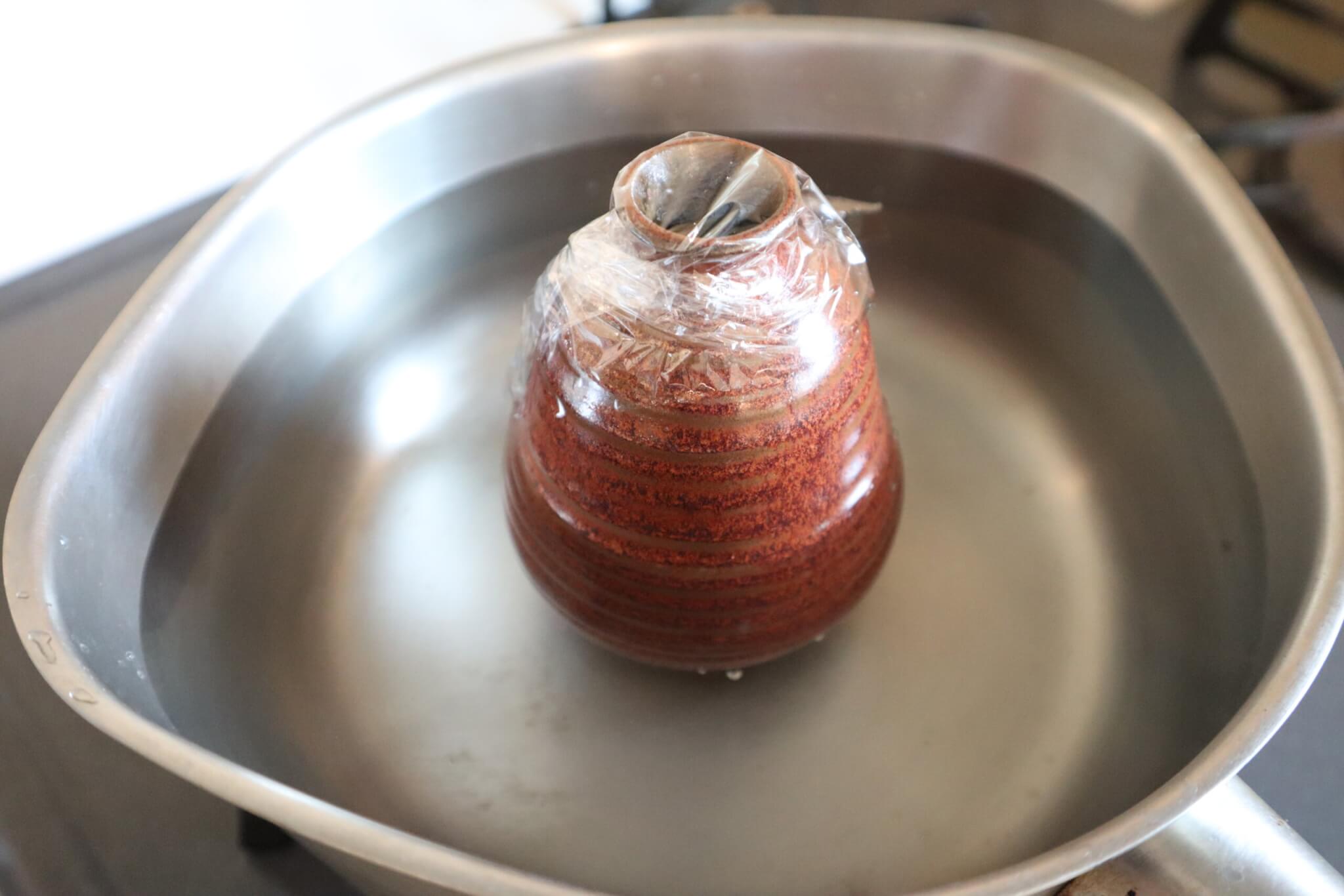 熱燗の作り方　湯煎