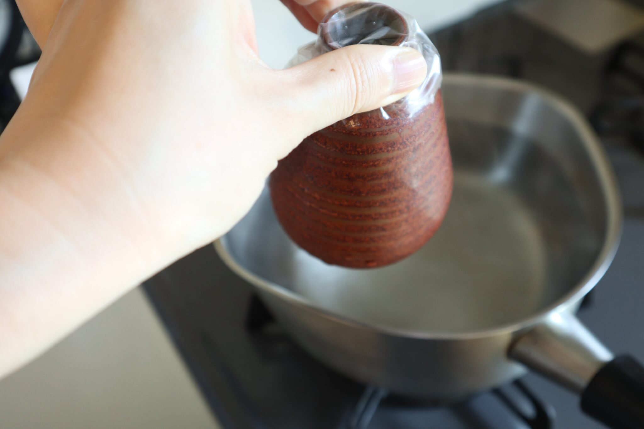 熱燗の作り方　湯煎