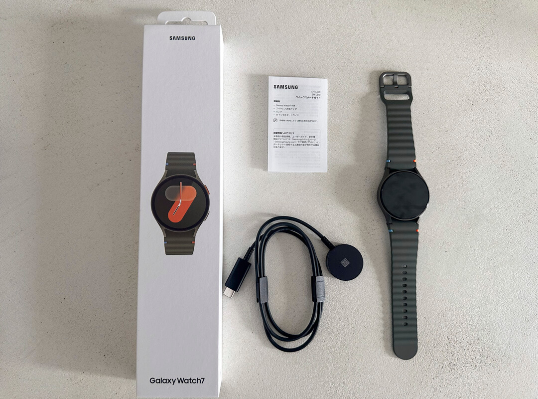 Galaxy Watch 7の同梱物