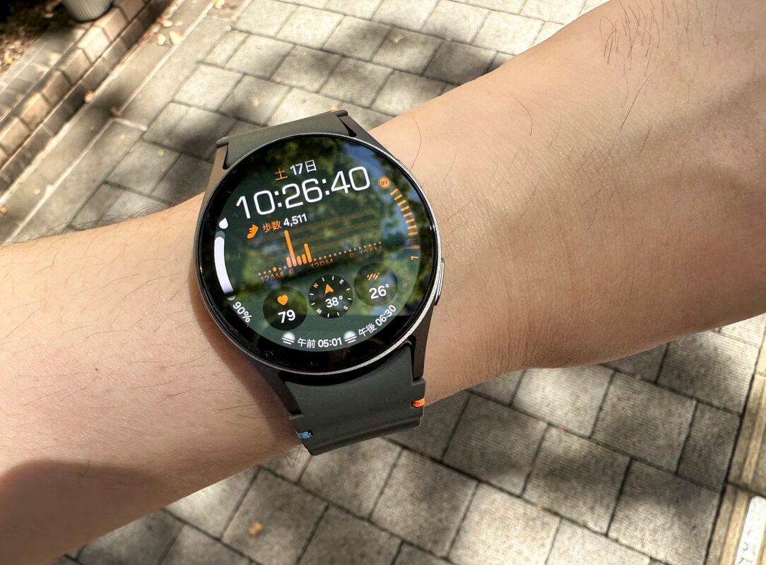 Galaxy Watch 7を実際に使ってみた感想 ◯：Watchフェイスが豊富でカスマイズが楽しい