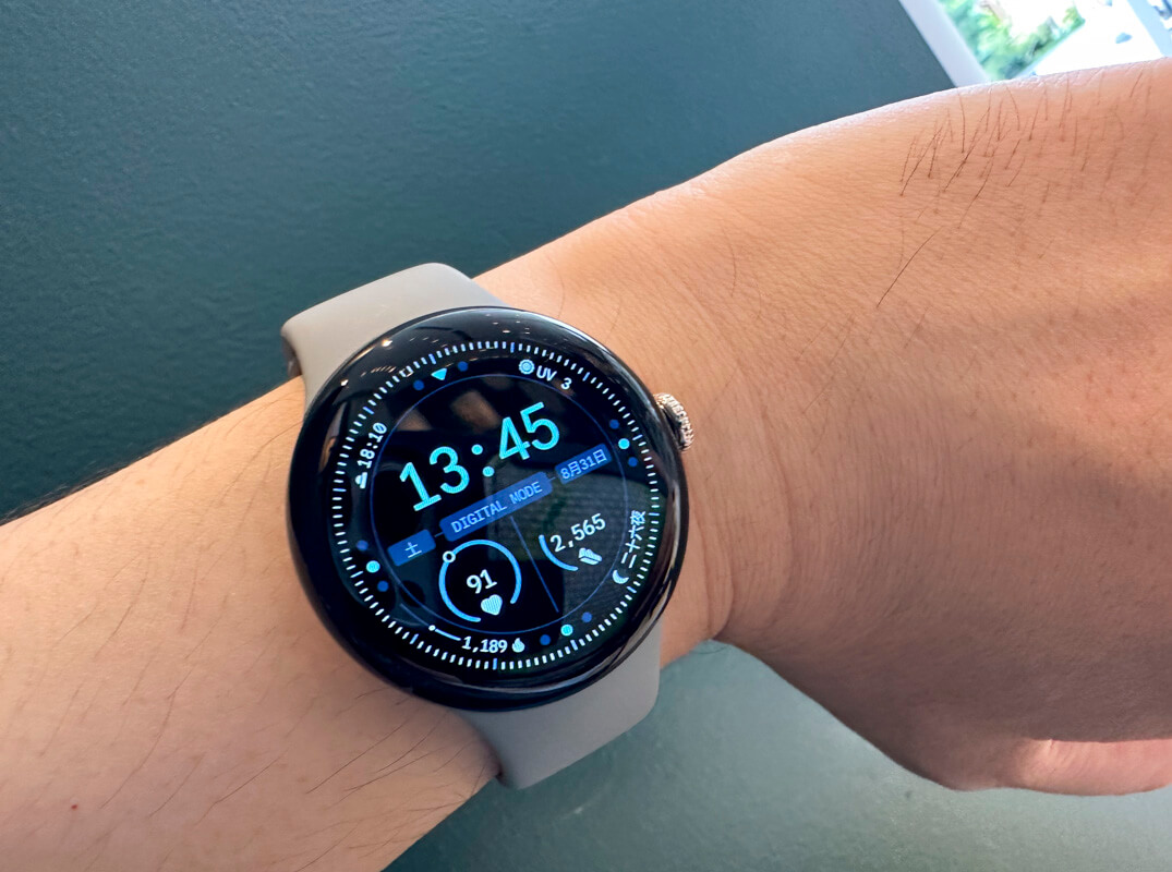 Google Pixel Watch 3を実際に使ってみた感想 ◯：毎日の着せ替えが楽しいカスタマイズ可能なウォッチフェイス