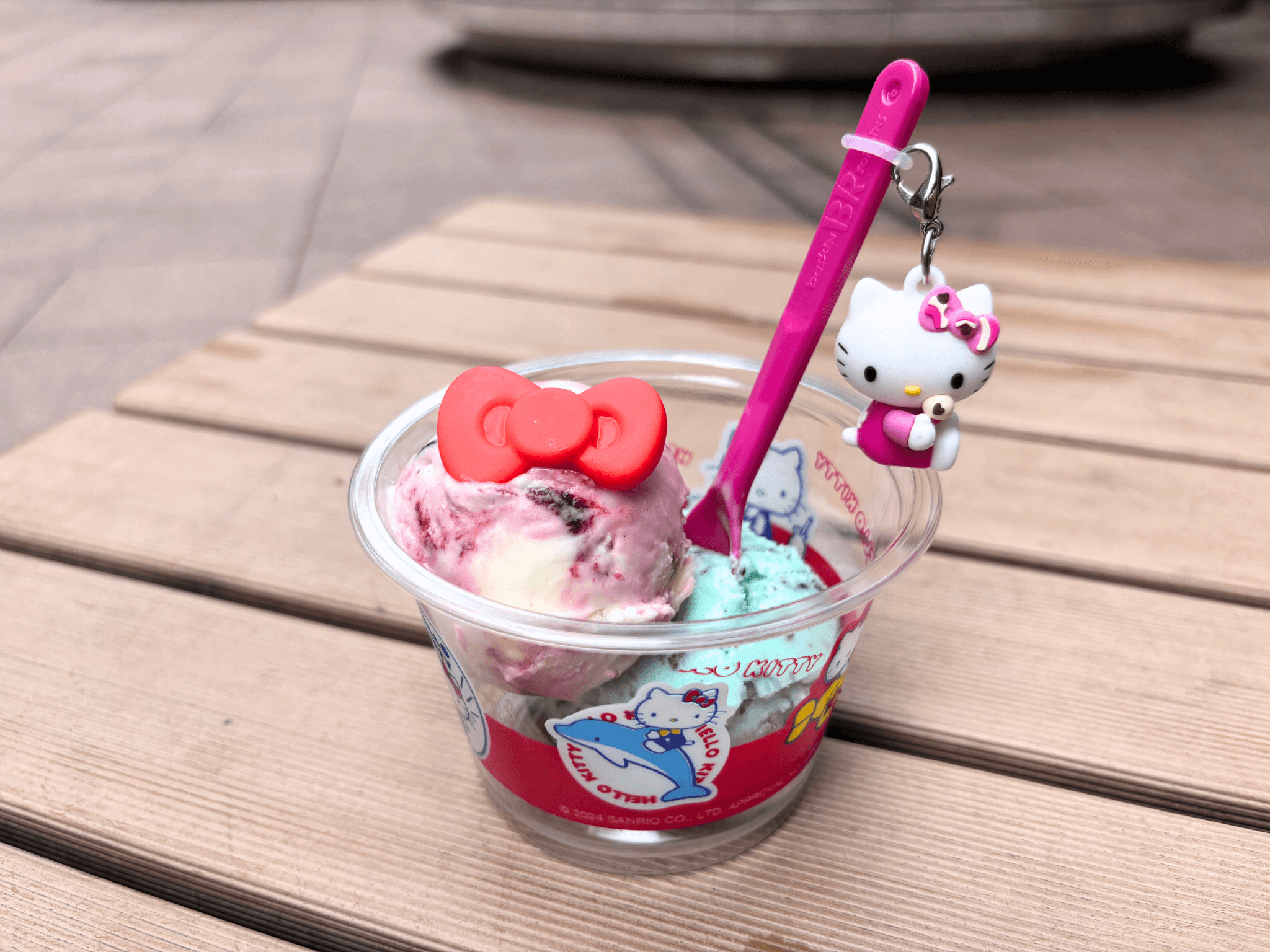 キティちゃんのオリジナルチャームがかわいい！