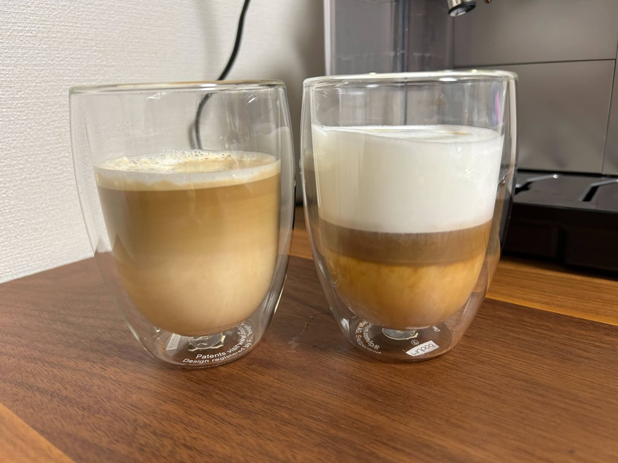 フラットホワイト・カフェラテ