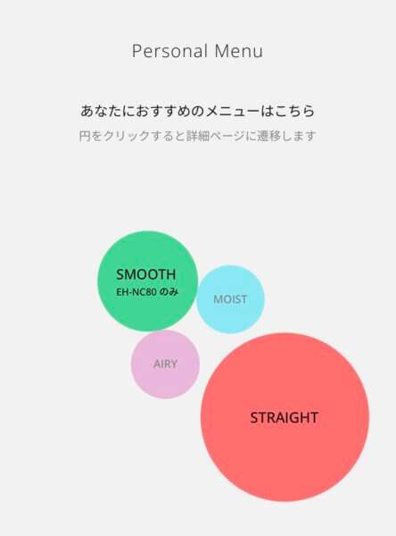 パナソニック ヘアードライヤー ナノケア EH-NC80 WEBカウンセリング