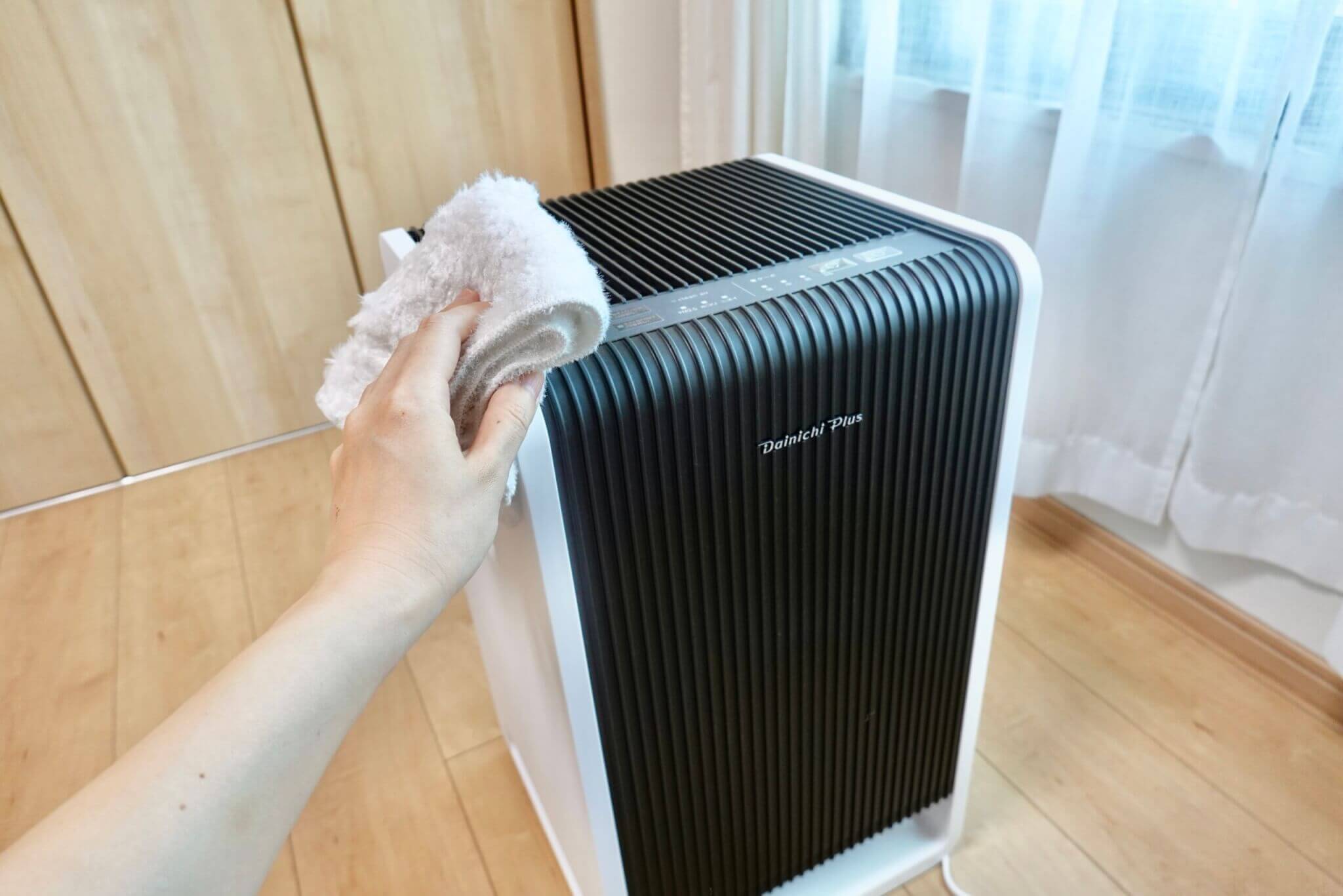 空気清浄機の掃除方法　本体
