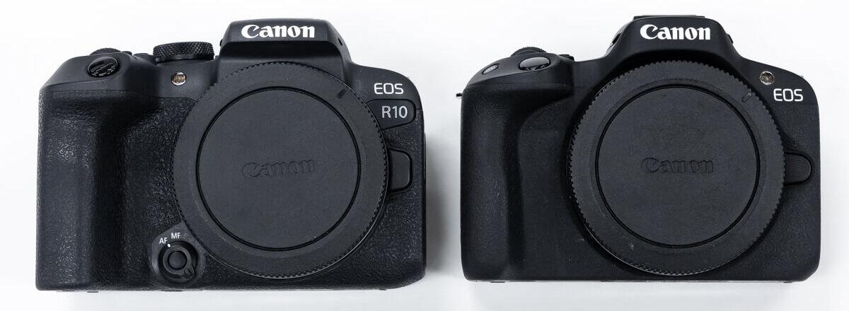 Canon EOS R10 EOS R50 大きさ 比較